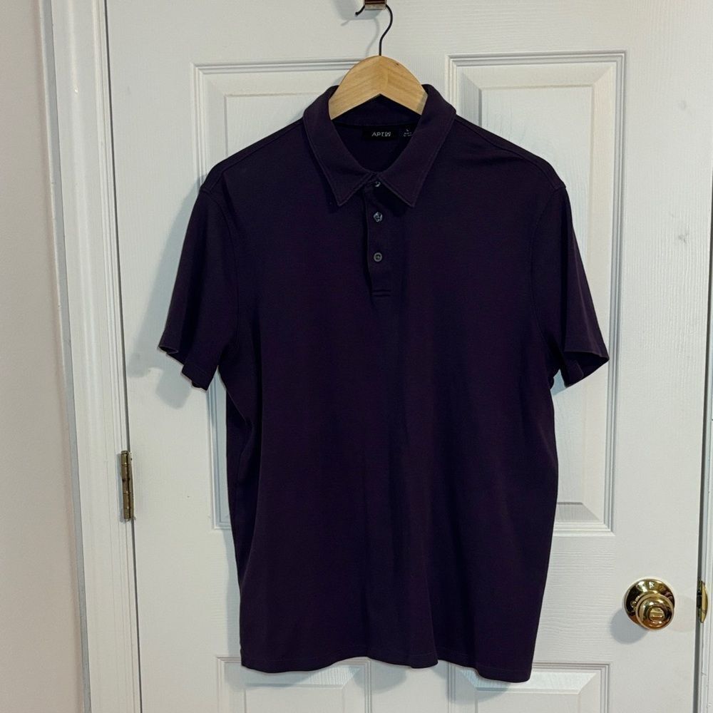 Apt. 9 Men's Purple Polo Shirt, Large